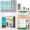 Drawing Set - Sketching and Charcoal Pencils - 100 Page Drawing Pad, Kneaded Eraser. Art Kit and Supplies for Kids, Teens and Adults